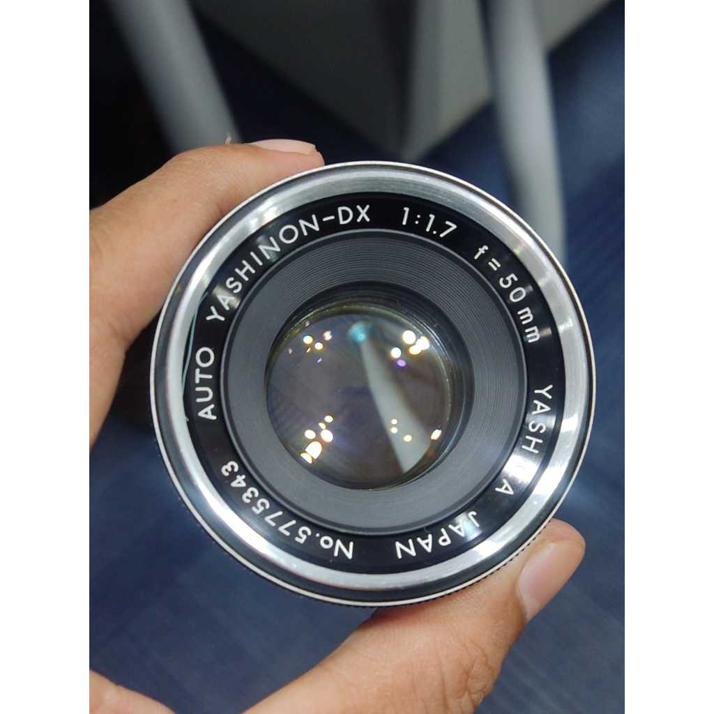◎フレア◎YASHICA YASHINON-DX 50mm F1.7 SO189（Jual Lensa Manual 