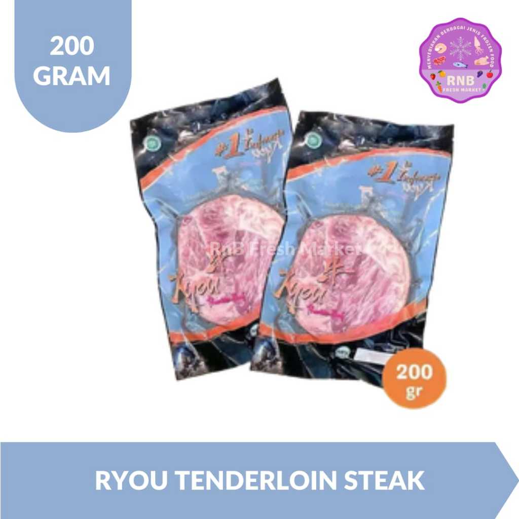 Jual Ryou Tenderloin Steak Netto 200 Gram | Shopee Indonesia