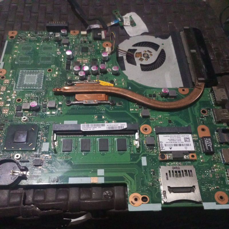 Jual mainboard laptop Asus x450c series kondisi no display Shopee