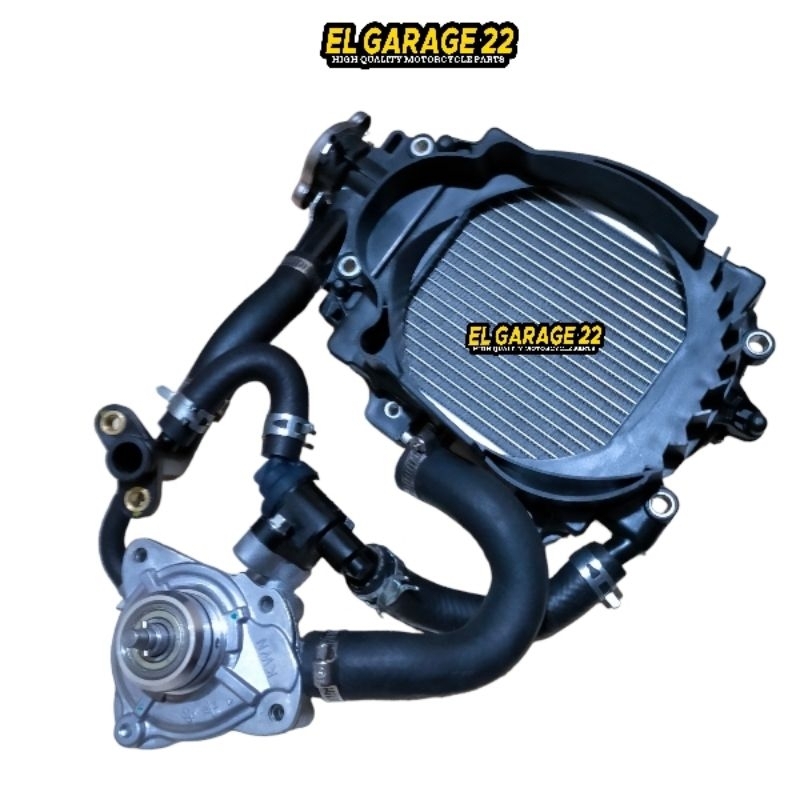 Jual Radiator set Waterpump, thermostat honda vario 125 old kzr vario ...