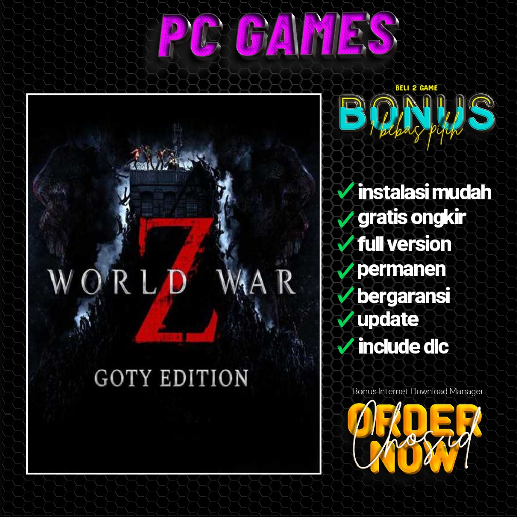 Jual WORLD WAR Z GOTY EDITION Game PC Shopee Indonesia