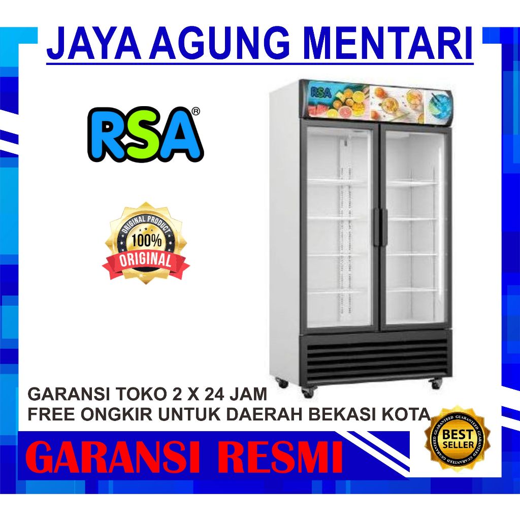 Jual Showcase Rsa Topaz Display Chiller Pintu Topaz Shopee