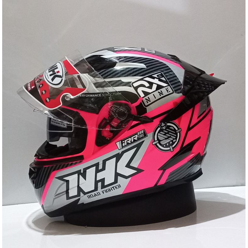 Jual Helm Nhk full face RX9 MOTIF SERIES SE RACER X PINK