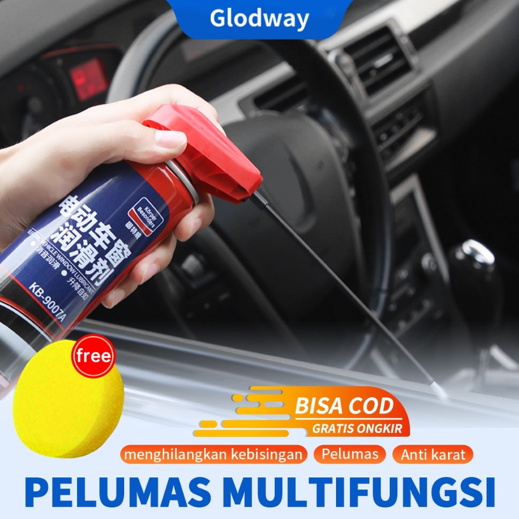 Jual Promo Glodway Multifungsi Pelumas Oil Cairan Semprot Kaca Seret