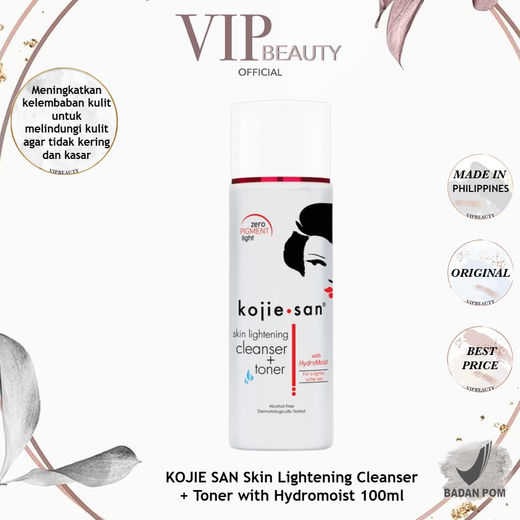 Jual KOJIE SAN Skin Lightening Cleanser + Toner with Hydromoist 100ml