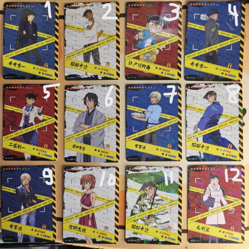 Detective Conan TCG DX Card Sleeves - Heiji Hattori Design, 64 Sleeves Per Pack