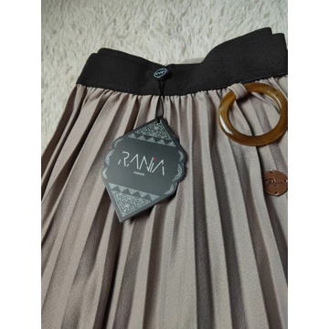 Rok Plisket Rania Zr Premium Skirt Wanita Korean Maxi Panjang Plisket Payung Mayung Pinggang