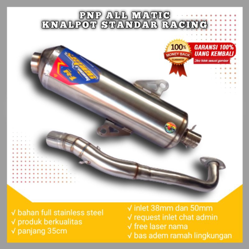 Jual Knalpot Standar Racing Nmax Aerox Vario Pcx Lexy Scoopy Mio Adv ...