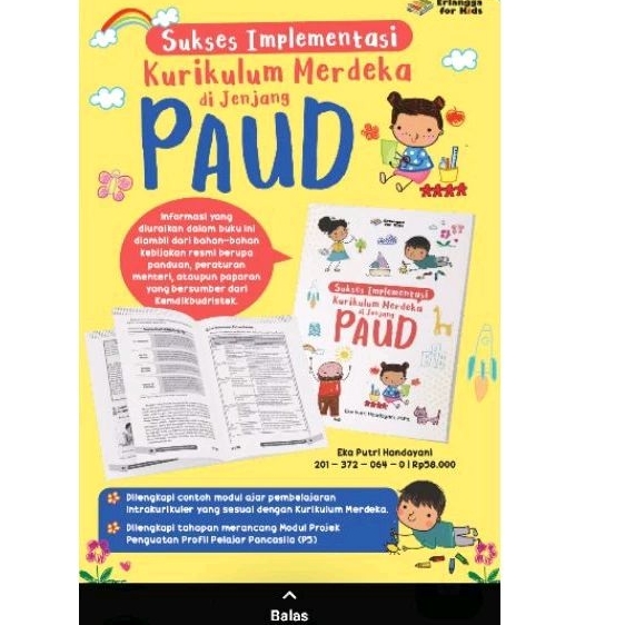 Jual KURIKULUM MERDEKA PAUD BUKU PAUD Shopee Indonesia