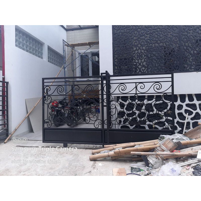 Jual Pintu Pagar Motif Minimalis,Ulir,Abstrak | Shopee Indonesia