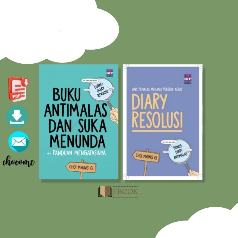 Jual 𝐈𝐧𝐝𝐨𝐧𝐞𝐬𝐢𝐚 Buku Anti Malas Dan Suka Menunda Diary Resolusi