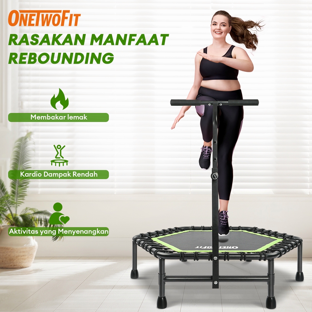 Jual OneTwoFit Trampoline 50 Inci Lipat Bisu Dewasa Alat Olahraga Fitness Lompat Sport Trampoline Shopee Indonesia