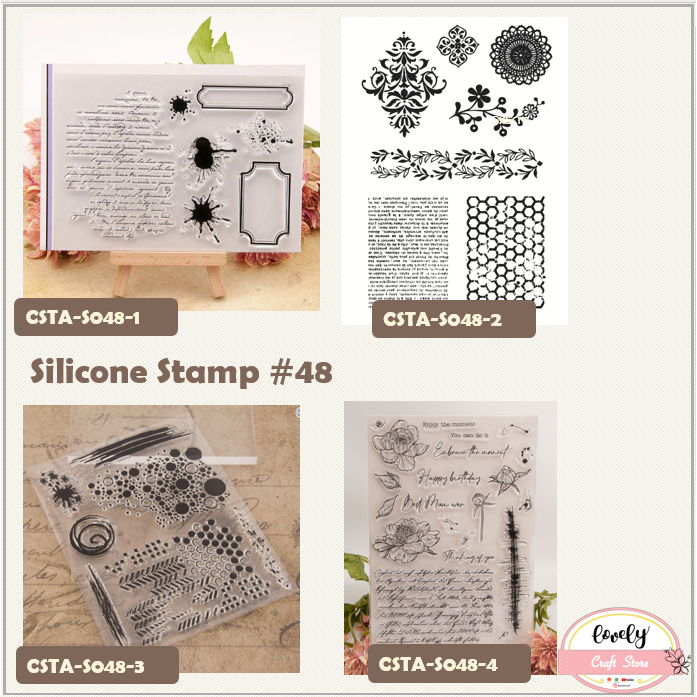 DIY Clear Stamps - Happy Birthday Silicone Rubber Stamp For Scrapbooking, Cards & Crafts