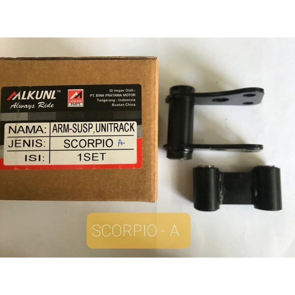 Jual Unitrack Arm Set Scorpio Z Grade A Racing Original Mlkunl Shopee