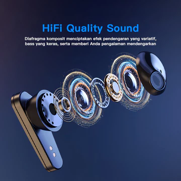 TWS Gaming X15 True Wireless Stereo Gaming Earbuds Touch Earphone Pure Bass Sound Low Latency
