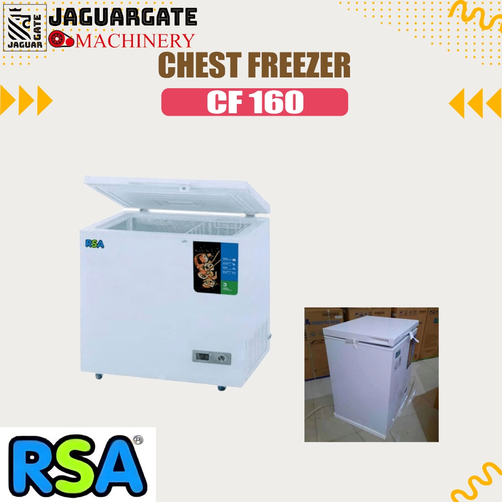 Jual CHEST FREEZER RSA CF 160 KULKAS BOX 150 LITER ORIGINAL | Shopee ...