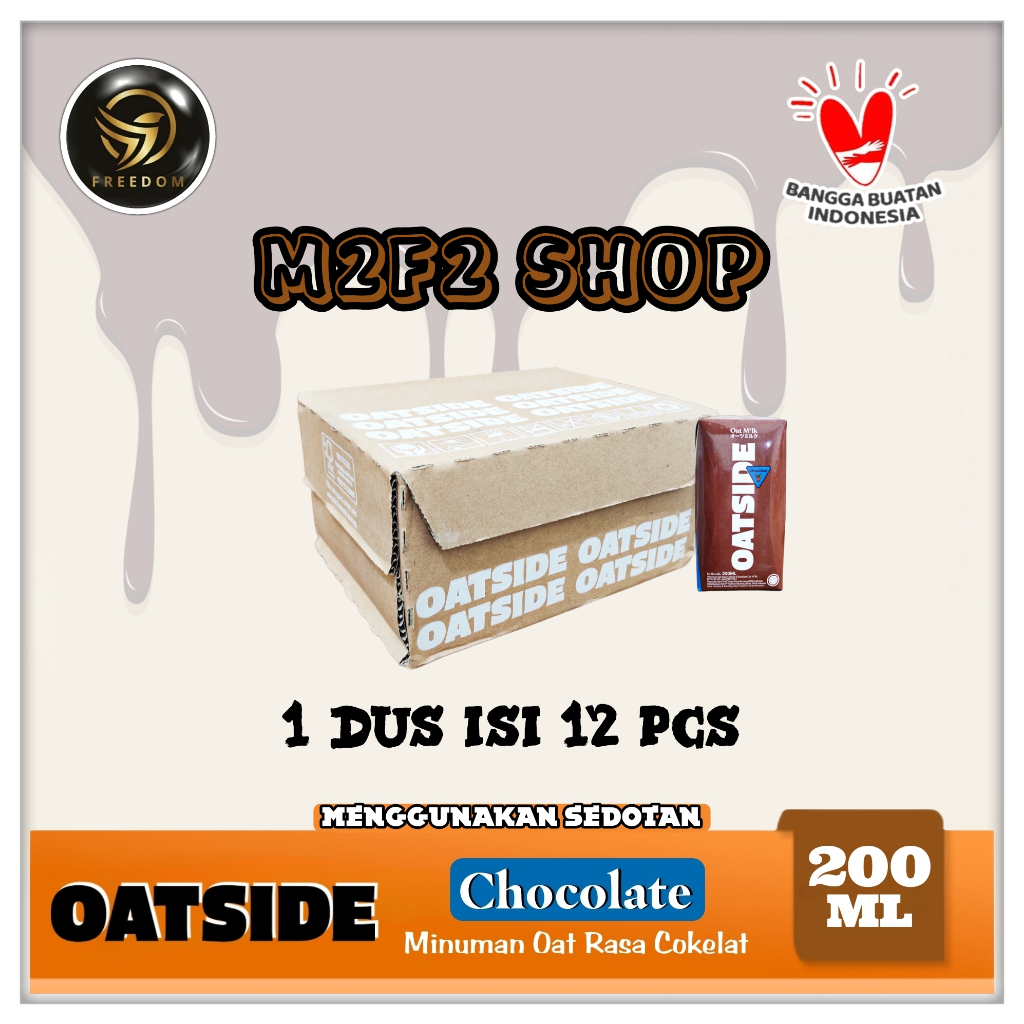 Jual Oatside Mini Chocolate Oat Milk Susu Gandum Cokelat Kotak Uht