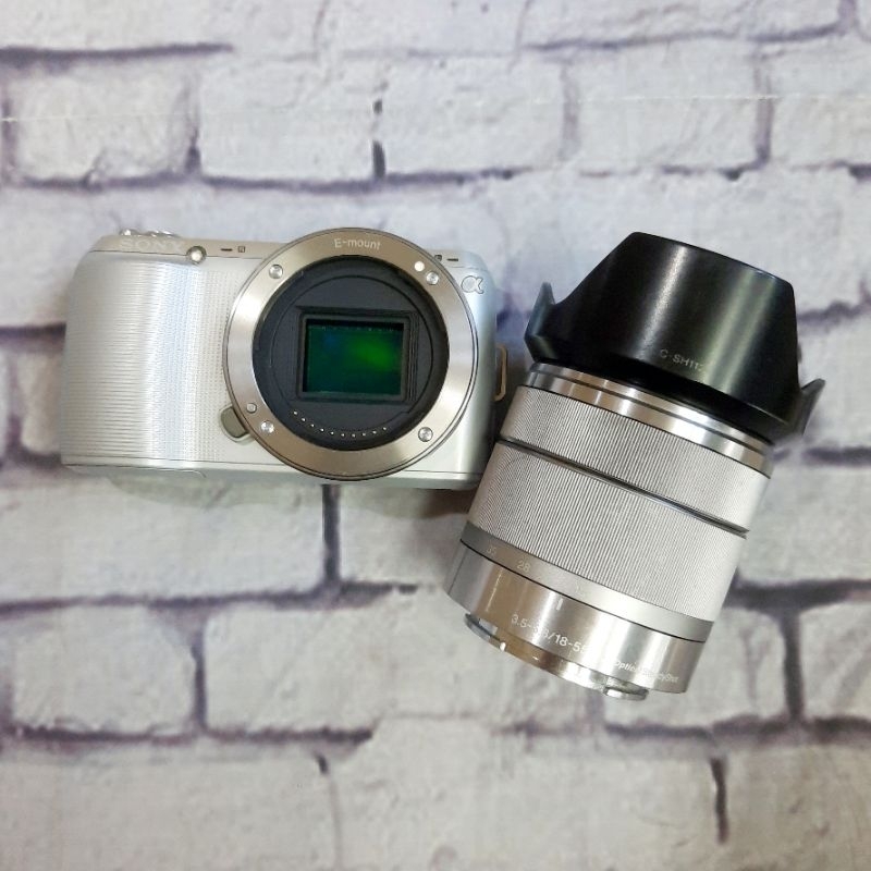 Jual Kamera Mirrorless Sony NEXC3 Kit Lensa Shopee Indonesia