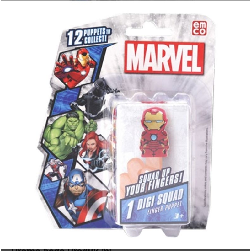 Jual EMCO Digi Squad Finger Puppet Assorted Edisi Marvel Mainan Finger ...