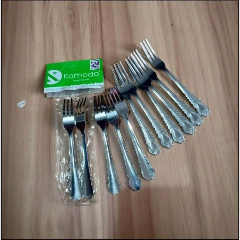 Jual Garfu Kecil Tebal Komodo Stainless Steell/ Garfu Kecil Tebal ...