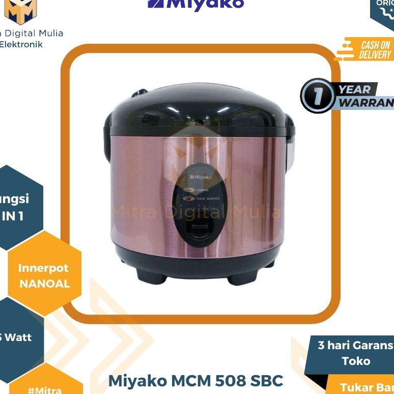 Jual Kelebihan gaya kelebihan nilai Miyako MCM 58 SBC Rice Cooker 18