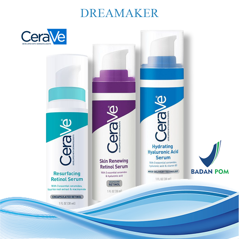 Jual Cerave Skin Renewing And Resurfacing Retinol And Hydrating Hyaluronic