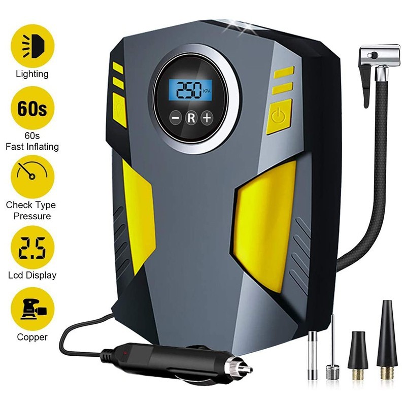 Jual Pompa Angin Ban Motor Mobil Elektrik Portable Kompa Ban Motor ...