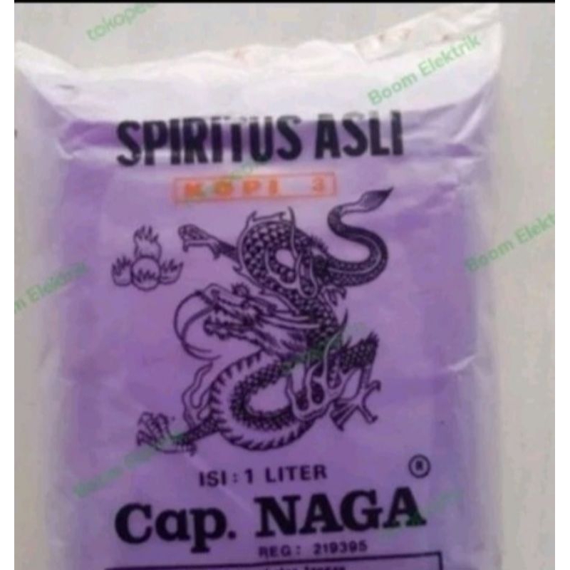 Jual spritus / sepirtus Cap Naga kemasan plastik 1kg | Shopee Indonesia