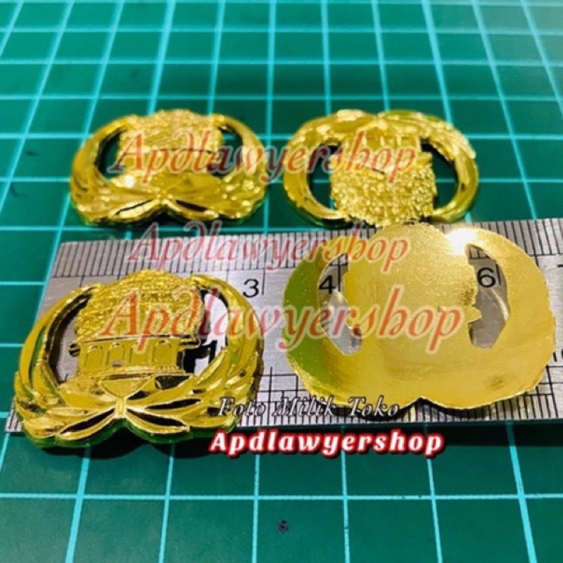Jual Pin Korpri 3cm Logam Full Kuningan 100% ORIGINAL Polos dan Peniti ...