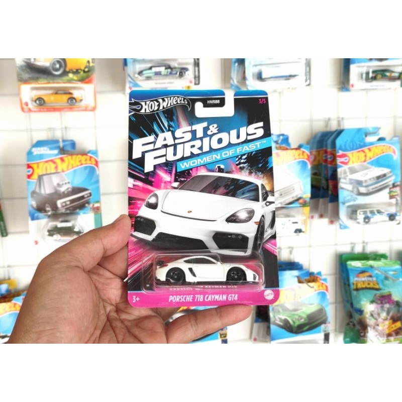 Jual Hotwheels Fast And Furious Porsche 718 Cayman Gt4 Woman Of Fast Shopee Indonesia