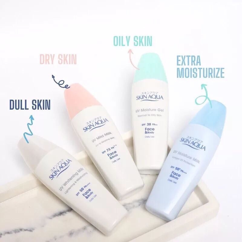 Jual SKIN AQUA UV Whitening Milk SPF 50 PA++++ Sunscreen Skinaqua - 40 ...