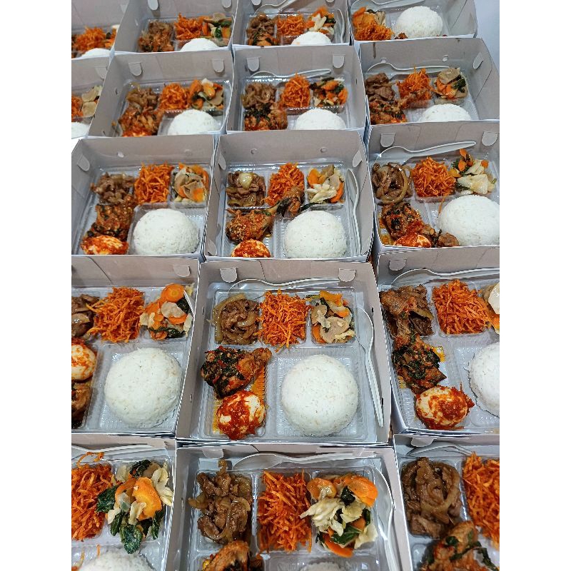 Jual PAKET NASI KOTAK RICA RICA AYAM B | Shopee Indonesia