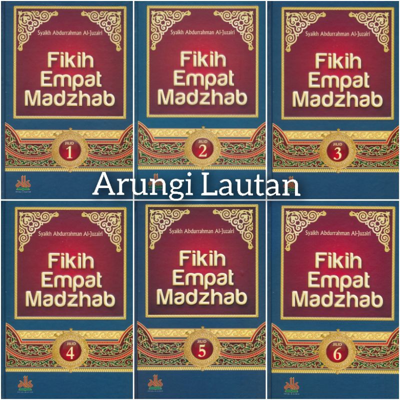 Jual Fikih Empat Madzhab Jilid 1-6 • Syaikh Abdurrahman Al-Juzairi ...