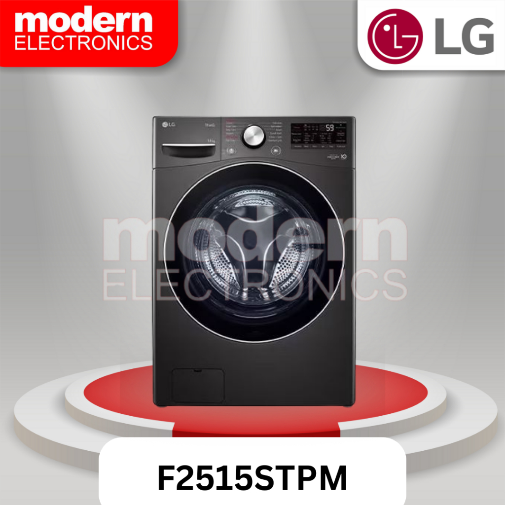 Jual Mesin Cuci Lg 15 Kg F2515stpm Front Loading Ai Dd™ Dan Turbowash™ Thinq™ Dengan Wifi 8193