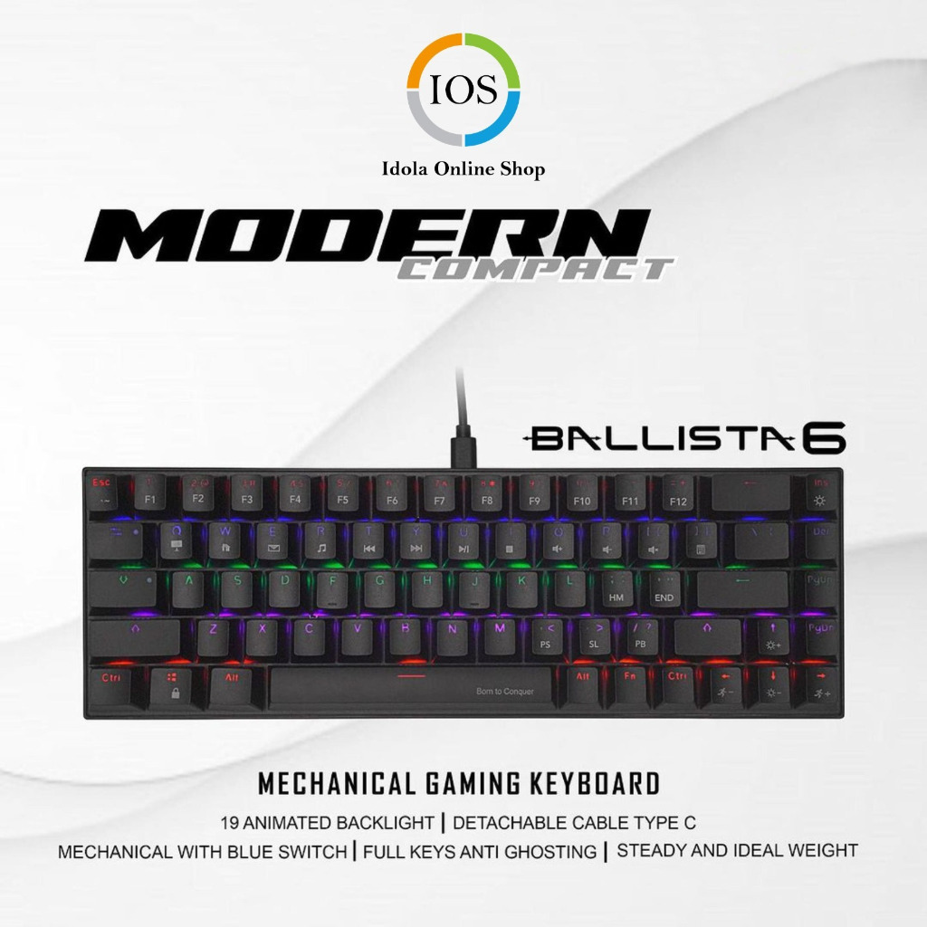 Jual Imperion Ballista Mechanical USB Keyboard | Shopee Indonesia
