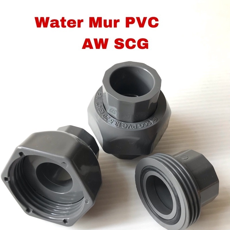 Jual Water Mur PVC AW SCG Tebal / SCG Solvent cement Union (TEBAL ...