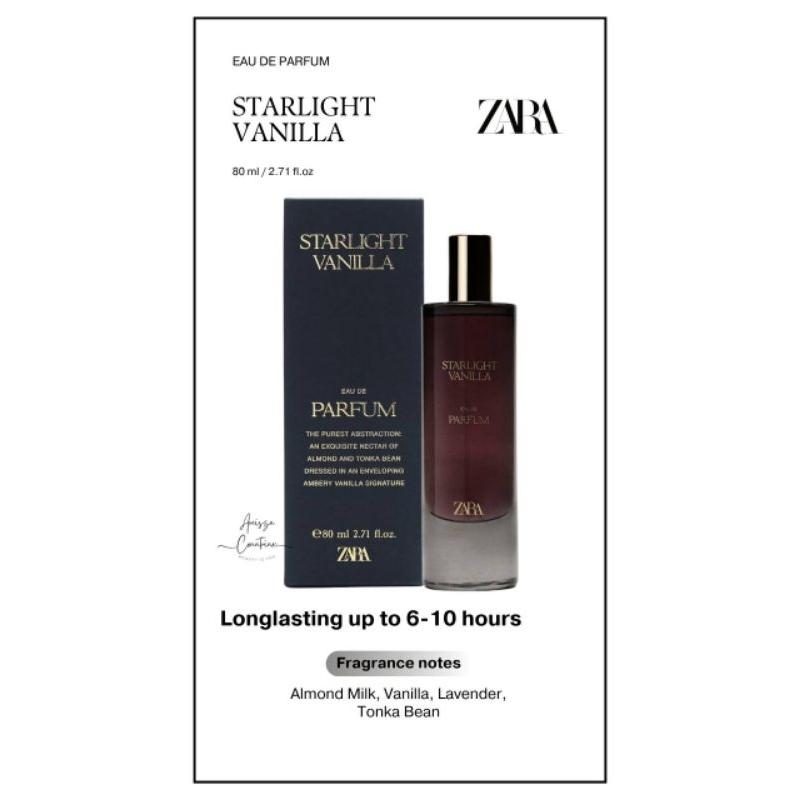 Jual Zara Parfum Cherry Smoothie/Golden Decande/Royal Freesia
