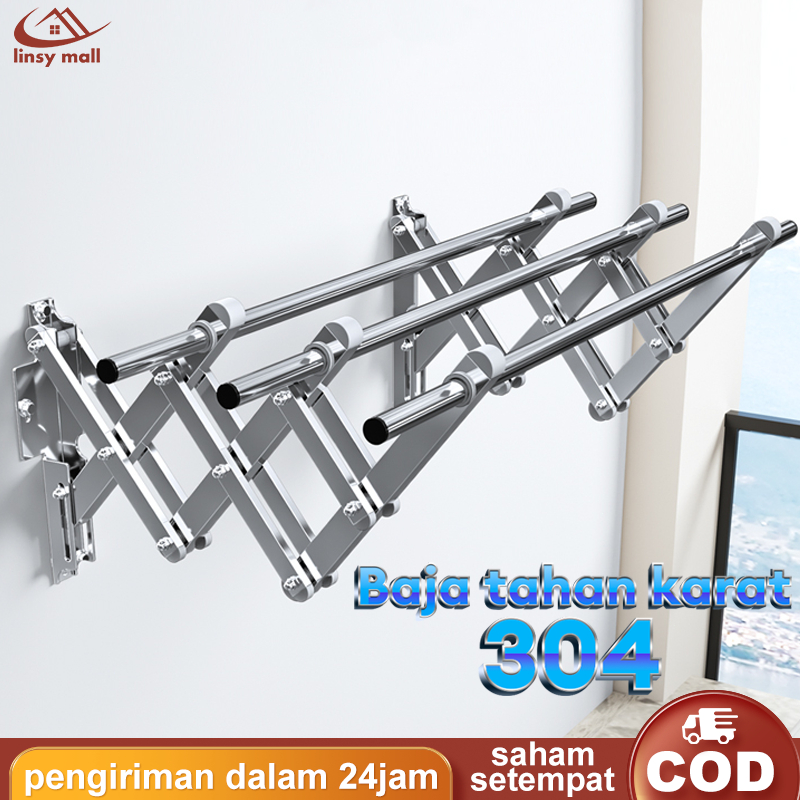 Jual Jemuran Lipat Dinding Jemuran Dinding Dari Stainless Steel