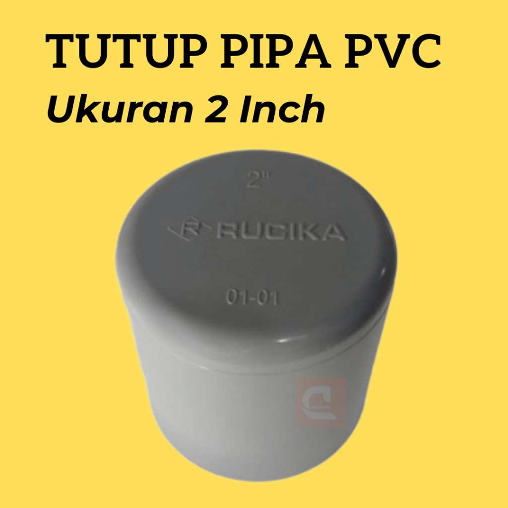 Jual Tutup Pipa Pvc Dop Cap Penutup Saluran Aliran Air Paralon Ukuran