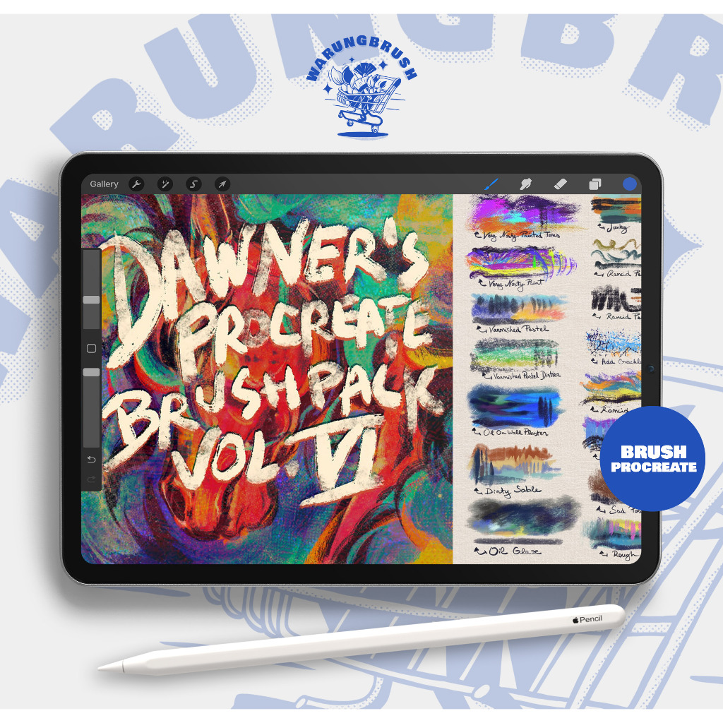 Jual Dawner's Procreate Brush Pack Vol. 6 BP00471 | Shopee Indonesia