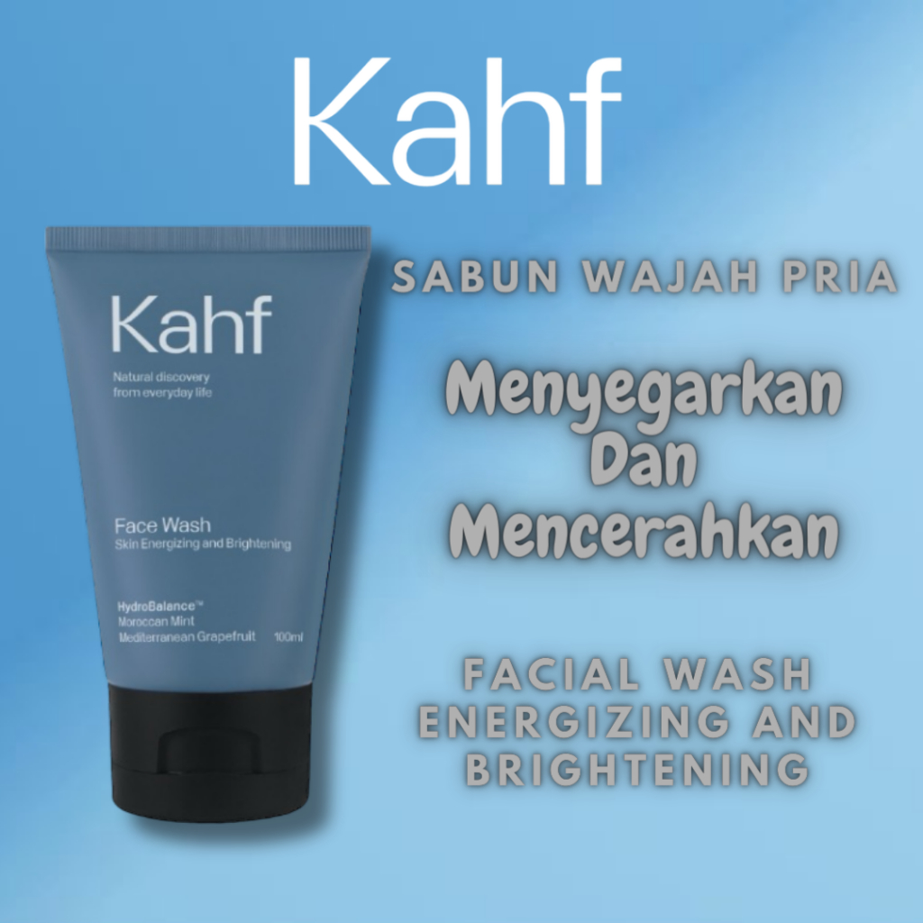 Jual Kahf Skin Energizing and Brightening Face Wash 100 ml Sabun