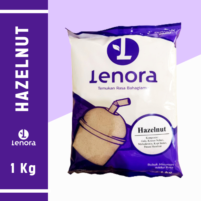 Jual Lenora Powder Hazelnut Bubuk Minuman 1kg | Shopee Indonesia