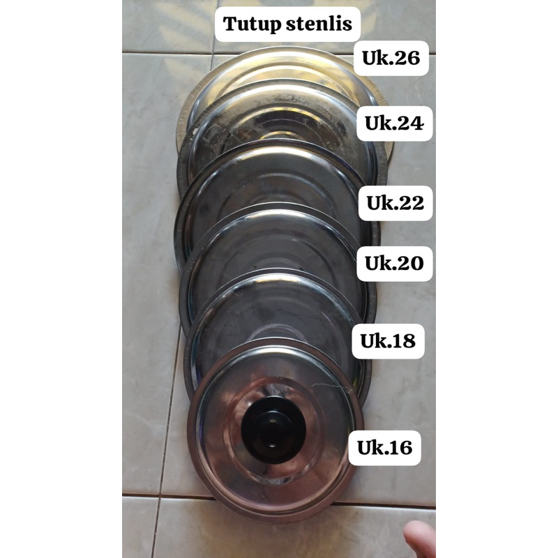 Jual TUTUP PANCI STAINLISH STEEL TUTUP PANCI SERBAGUNA TUTUP PANCI MURAH DISKON Shopee