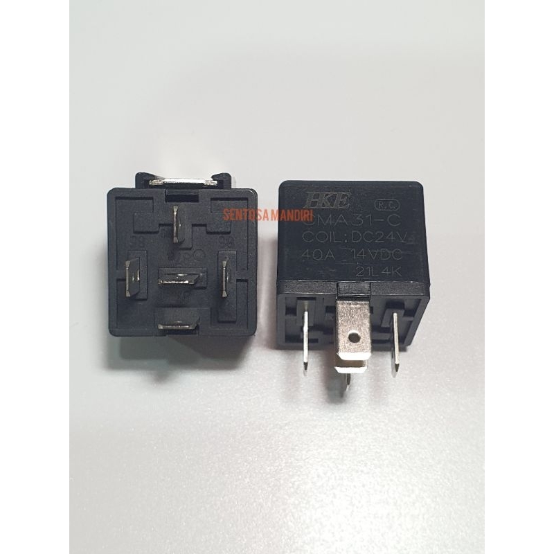 Jual RELAY RILEY MOBIL 5P 5 Pin HKE 24V 24 Volt CMA31C 40A buat Klakson mobil atau motor