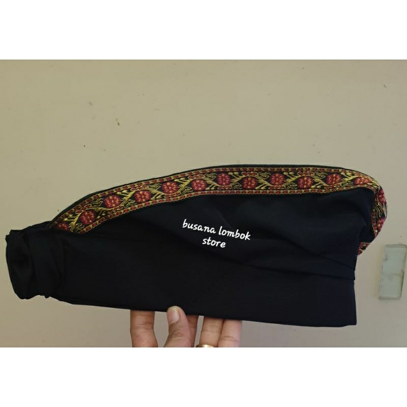 Jual sapuk motif batik udeng siap pakai All size ada karet belakang ...