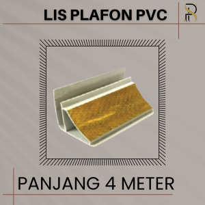Jual lis plafon PVC / list PVC pinggir siku sambung ter murah ...