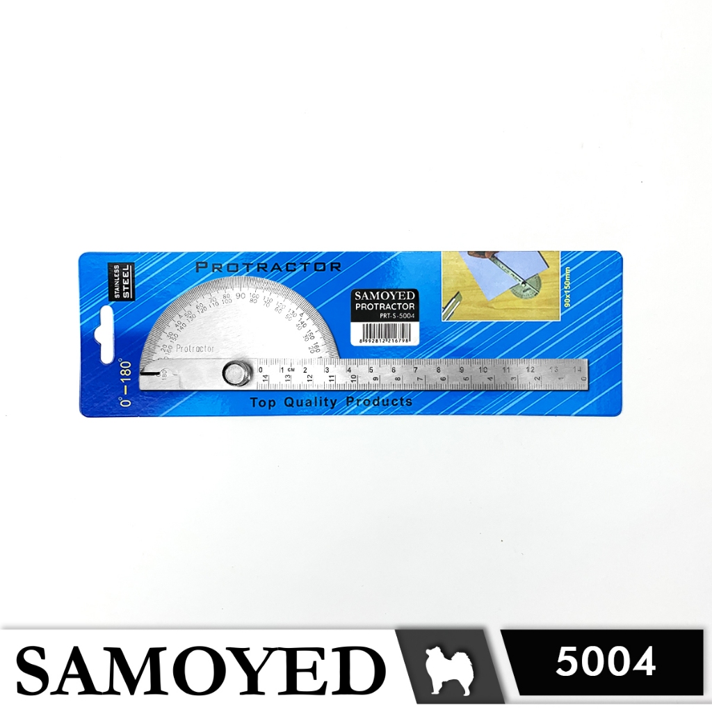 Jual Penggaris Busur Derajat / Sudut Besi / Stainless Steel Protractor ...