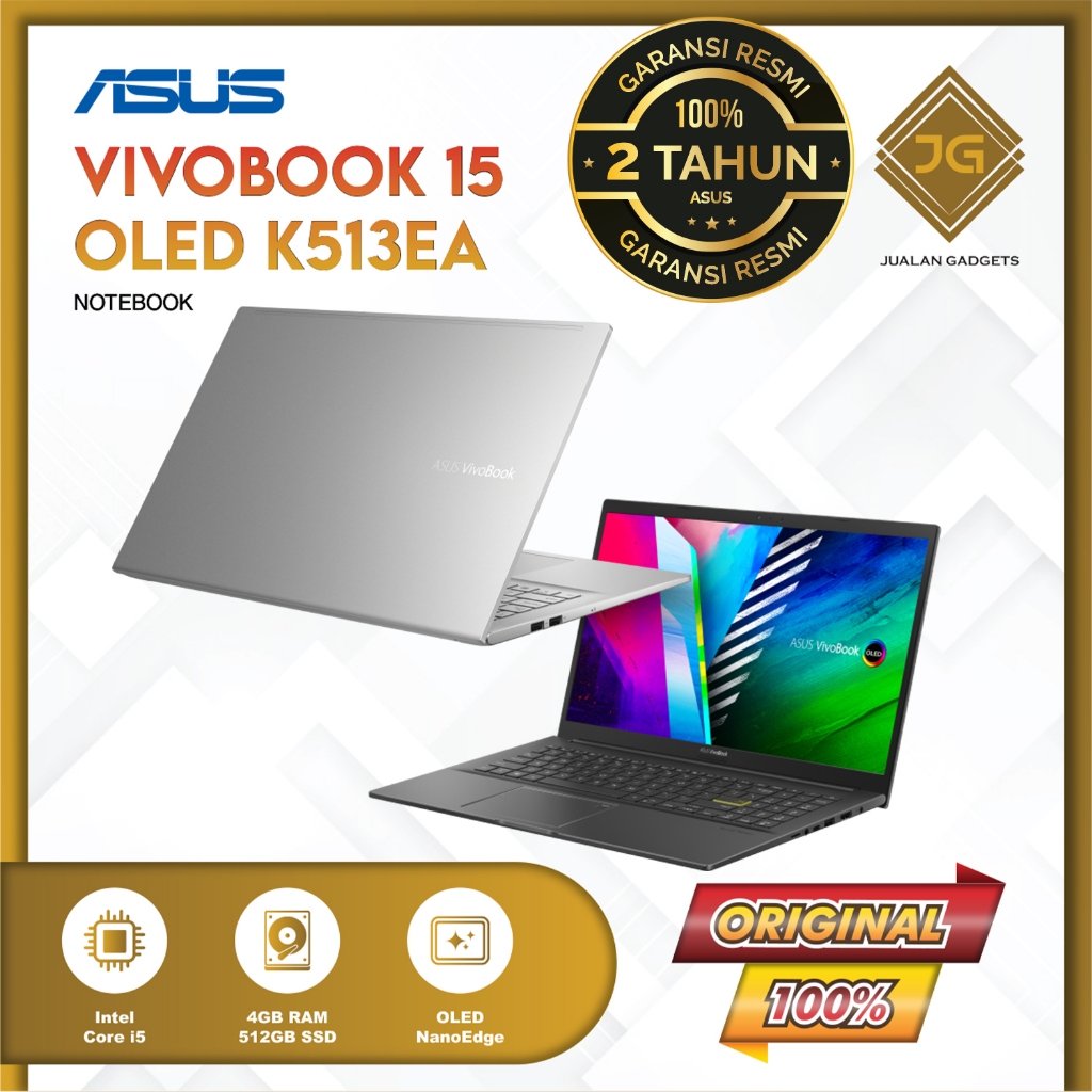 Jual Laptop Asus Vivobook Ultra 15 Oled K513ea I5 1135g7 Ram 8gb512gb Shopee Indonesia 