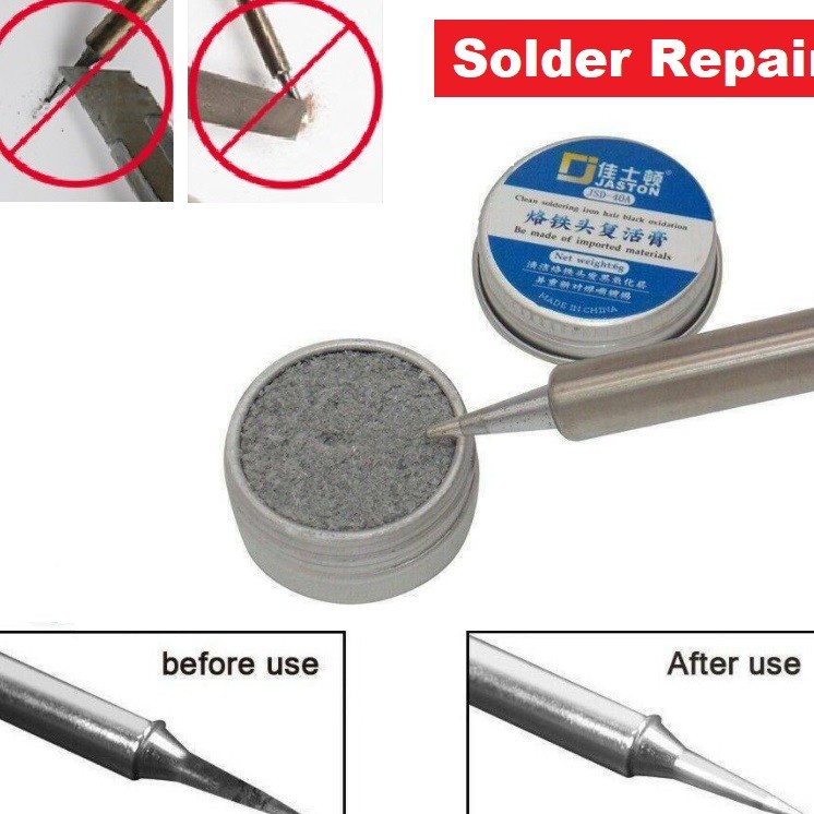 Jual AuJ Soldering Iron Head Tip Repair Pelapis Timah Mata Solder Awet ...