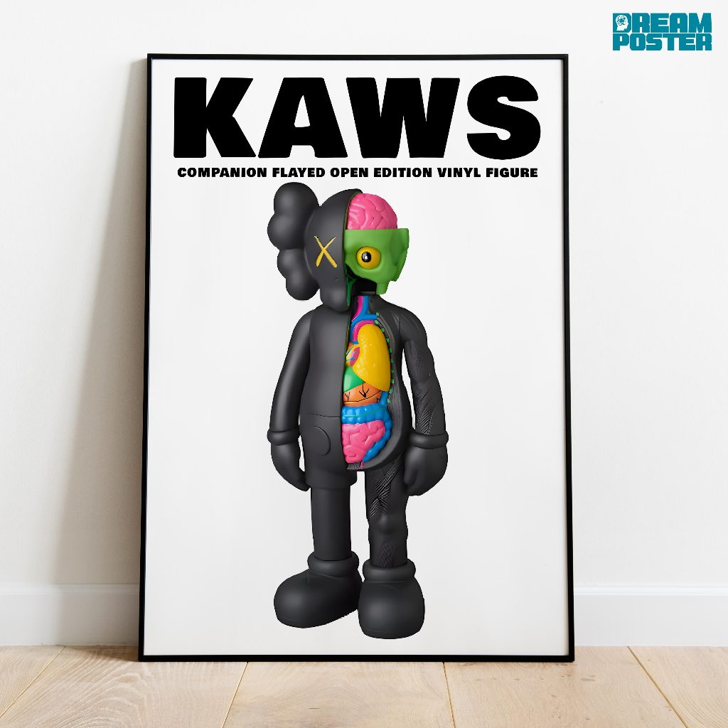 Kaws Companion Vinyl Figure deals Poster